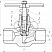 Клапан запорный Dn50 Pn160 под приварку 09Г2С 15лс68нж