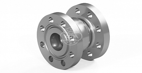 Клапан обратный осесимметричный под приварку Dn50 Pn16 Ст. 20