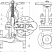 Клапан запорный Dn15 Pn16 фланцевый 08Х18Н9 15нж65нж